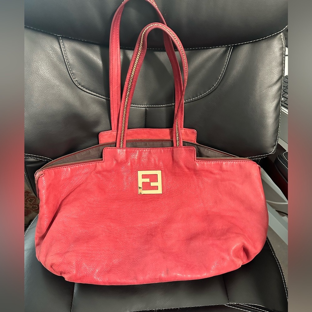 Fendi iridescent tote